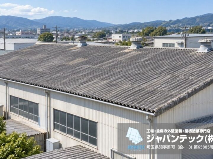 工場の波形スレート屋根はカバー工法で直せる？下地・石綿調査・見積もりの確認点