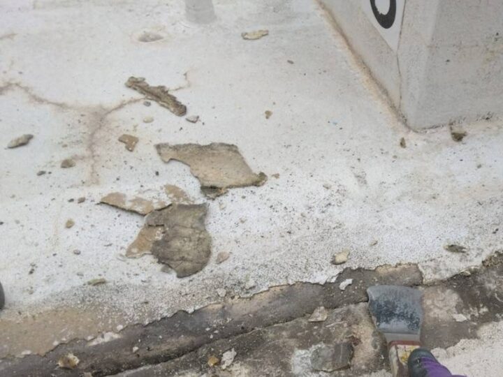 プールサイド塗装・下地処理