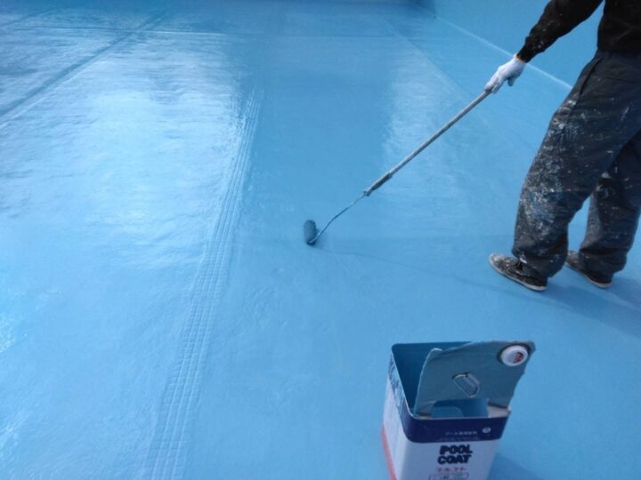 プール塗装