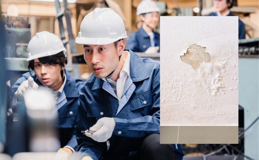 雨漏り発見直後の安全確保と応急処置の手順