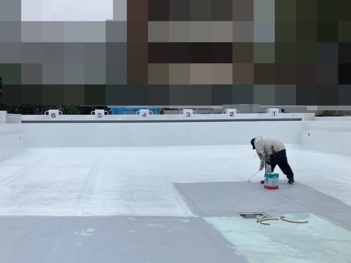 プール塗装