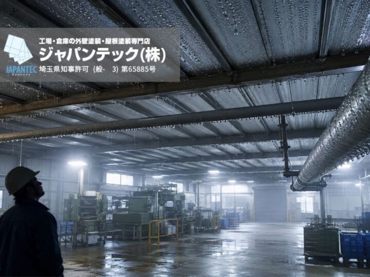 工場の結露対策は何から始める?原因別チェックと改善方法を専門業者が解説