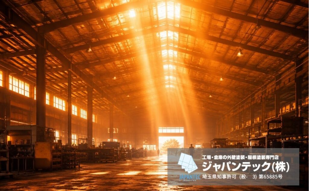 埼玉の工場・倉庫でサーモバリアを検討するなら？施工事例から見る効果・費用・遮熱塗料との違い