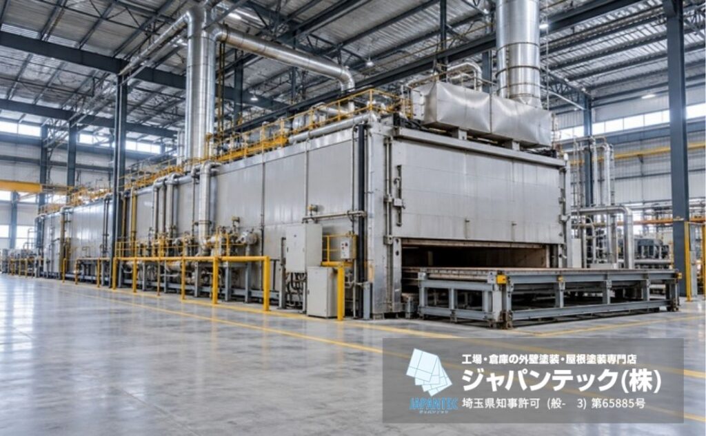 工場の機械・炉が暑いときは？サーモバリアのフィット工法による熱源対策と屋根遮熱の使い分け