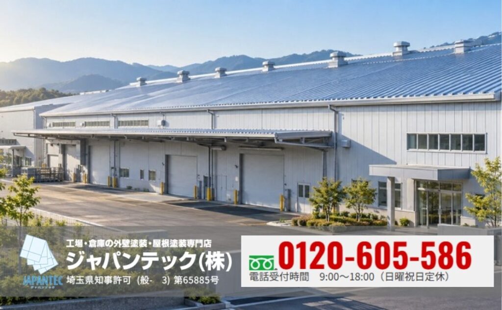 工場の暑さ対策と屋根修繕のご相談はジャパンテックへ